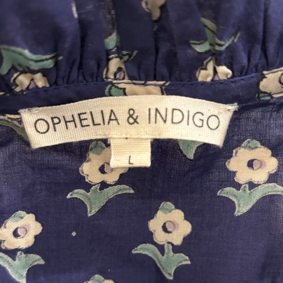 Floral Navy Midi Dress - Picture 2 of 7